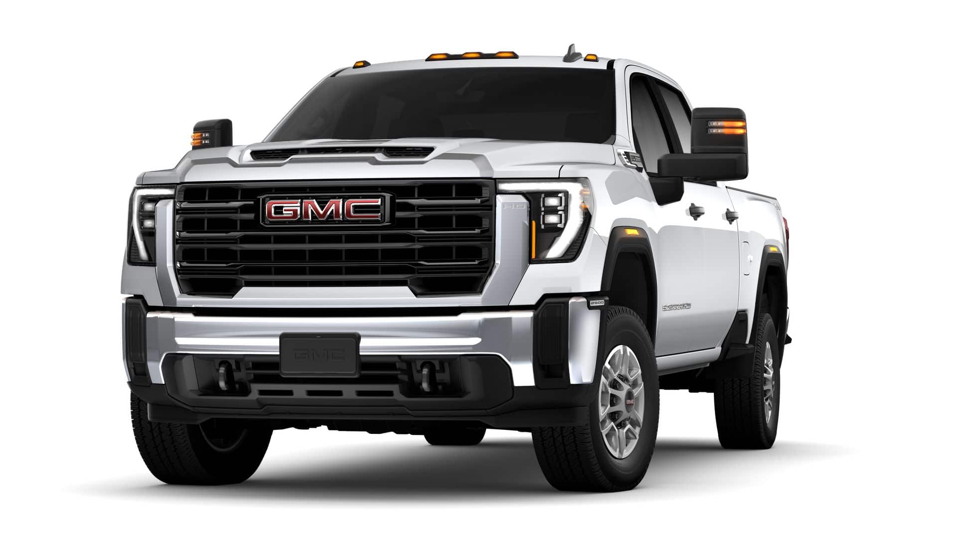 2026 GMC Sierra 2500 HD Pro in Summit White — front three-quarter view