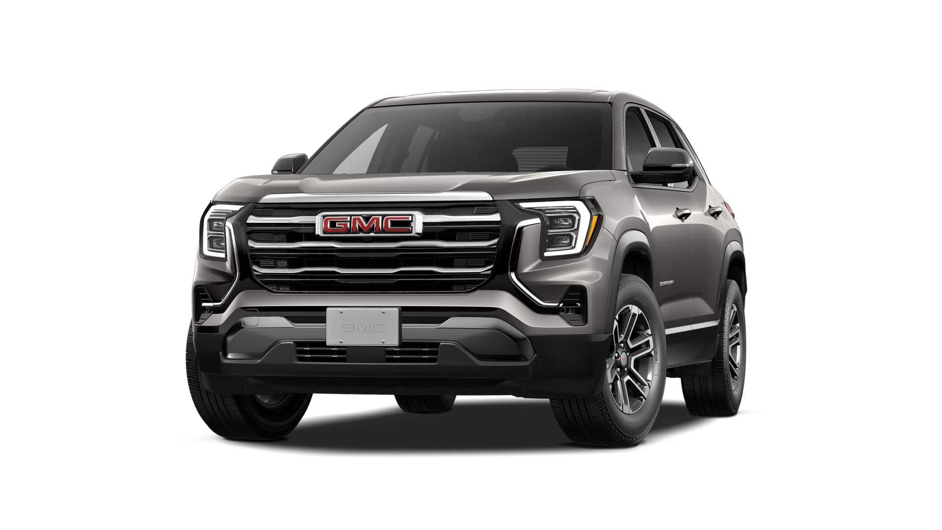 2027 GMC Terrain FWD Elevation in Sterling Metallic — front three-quarter view